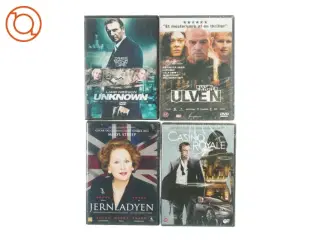 Forskellige film (4 stk) fra dvd