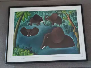 3 plakater med rammer