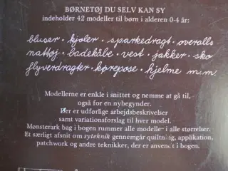 børnetøj du selv kan sy 0-4 år, Af elsebeth gynthe