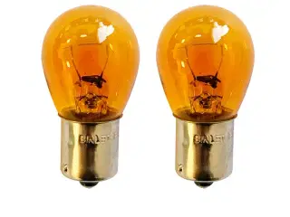 Avant pære blink gul 21W 12V - 2 stk.