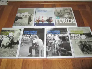 DANSKERNES EGEN HISTORIE. 7 x Dvd.