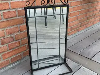 Antik blyindfattet spejl