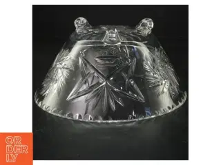 Skål af krystalglas (str. 21 cm)