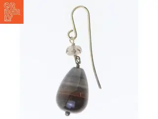 Ørering med sten (str. 4,5 cm)
