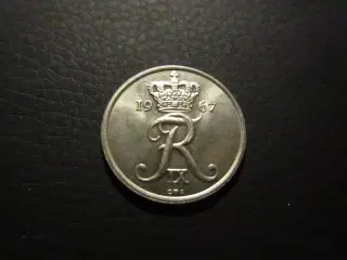 25 øre 1967 u/hul unc