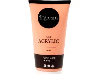 Art Akrylmaling, halvblank, dækkende, lys pudder, 75ml/ 1 fl.