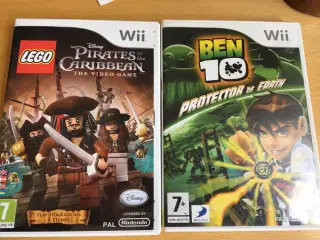 Wii spil to stk. - LEGO og Ben 10