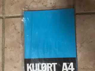Blåt A4 karton