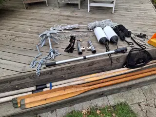 Jolle Fjordjolle 390 + Honda 6hk + Trailer + dvs. 