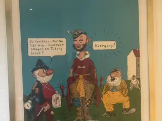 Gammel Tuborg plakat m/u ramme 