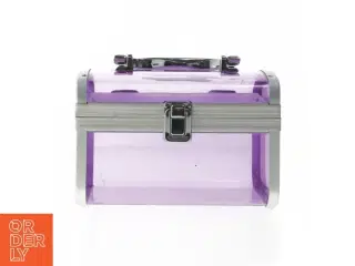 Lille transparent smykkeskrin (str. 18x12x12 cm)