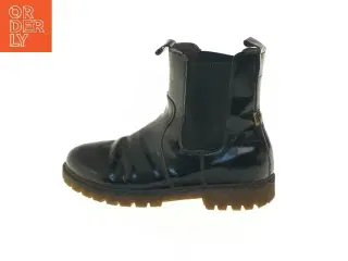 Sort læderstøvler fra Tex (str. 40 )