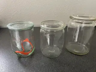 Henkogningsglas 6 stk samlet