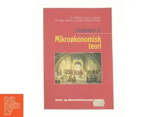 Introduktion til mikroøkonomisk teori af Kurt Pedersen (f. 1942) (Bog)