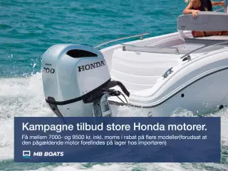 Kampagne tilbud store Honda påhængsmotorer