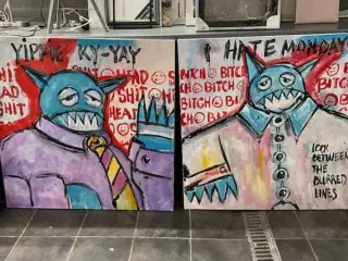 Et udvalg af flere malerier