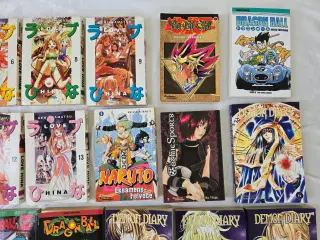 Manga bøger 25,- pr. stk.