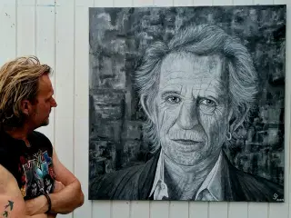 Keith Richards, Portræt maleri 
