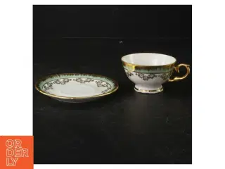 Porcelæns tekop og underkop fra Tyskland