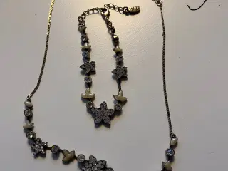 Pilgrim smykkesæt armbånd & halskæde