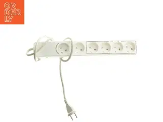 Strømforlænger med 6 stik (str. 37x5,5 cm)
