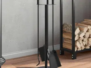 4-delt pejsværktøjssæt 22x59 cm stål