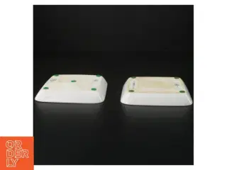 Porcelænstallerkner med vintermotiv fra B&G (str. 12,5 cm)