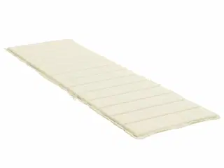 Hynde til liggestol 200x50x3 cm oxfordstof cremefarvet