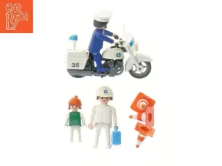 Legetøjssæt med motorcykel og figurer fra Playmobil (str. 11 cm)