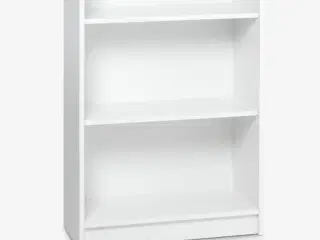 Bogreol i hvid