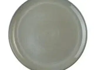 12 stk. Tallerken stentøj kaki 270 mm Rustik