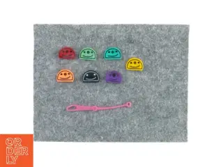 nye Gummi hætter til nøgler med smileys