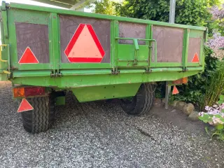 12 ton entreprenør vogn m bremse en aksel