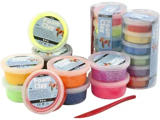 Foam Clay®, ass. farver, 22ds./ 1 sæt
