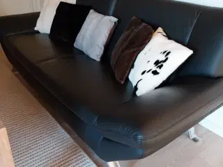 Lædersofa 3 pers.