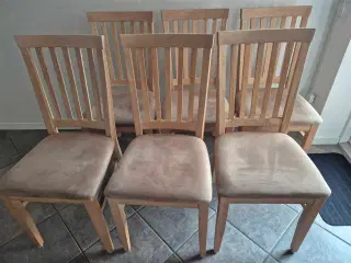 6 stk spisebordstole