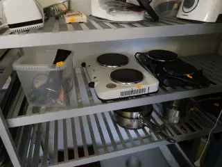 2 stk. dobbelt kogeplader samt stavblender OBH NORDICA