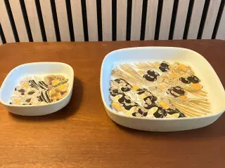 2 fajance skåle fra Royal Copenhagen 1 sortering.