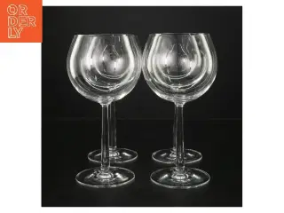 Sæt med fire rødvinsglas fra Rosendahl (str. Ø 8x20,5 cm)