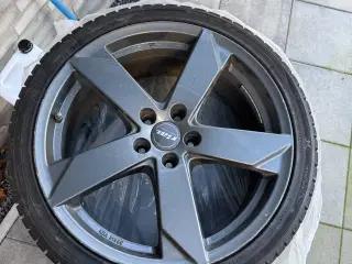 Rial 19” fælge med vinterdæk - 5x114