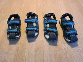 Næsten nye sandaler str 28 og 30