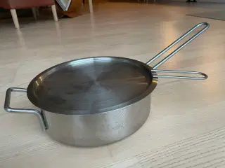 Sautere Pande 25 cm i diameter med låg 