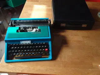 Retro Mercedes Super T model bærbar skrivemaskine