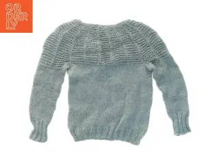 Grå striktrøje (str. 31 x 25 cm ærme 23 og en halv)