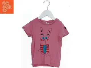 Børne T-shirt med kaninmotiv fra Polarn o. Pyret (str. 92)
