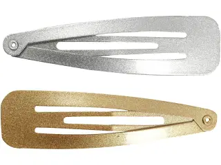 Knækspænde, L: 66 mm, B: 17 mm, guld, sølv, 4stk./ 1 pk.