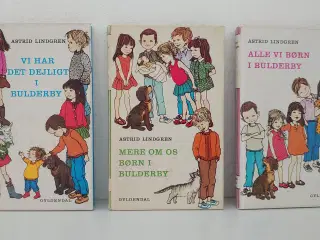 Astrid Lindgren: 3 stk "Bulderby" bøger. 1982-83