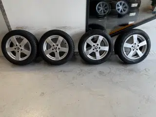 16” alufælge med nye Continental vinterdæk