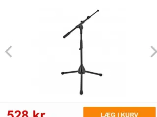 Nyt lavt mikrofonstativ til trommer 