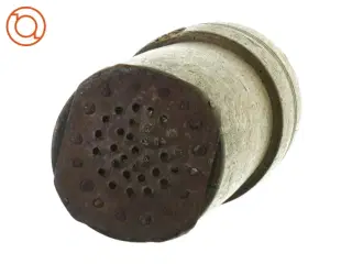 Antik Træ Redskab med Metal Si Afløb Værktøj(str. 29 x 12 cm)